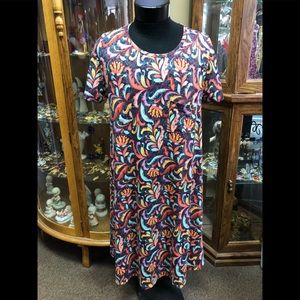 Lularoe XL Carly NWOT drop back hem dress #1523